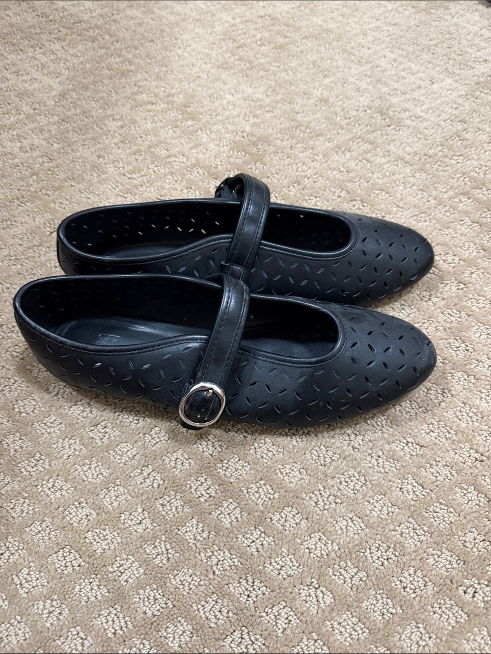 GAP Black Mary Jane Flats